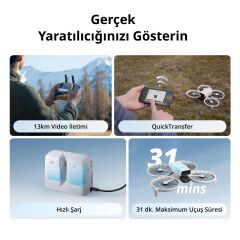 DJI Flip Fly More Combo (DJI RC 2) (GL) - DJI TÜRKİYE RESMİ DİSTRİBÜTÖRÜ KARFO KARACASULU GARANTİLİ
