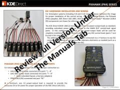 KDE Direct UAS 125A+ UVC HE Çok Rotorlu Seri Elektronik Hız Kontrol Kartı (ESC)