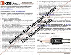 KDE Direct UAS 125A+ UVC HE Çok Rotorlu Seri Elektronik Hız Kontrol Kartı (ESC)
